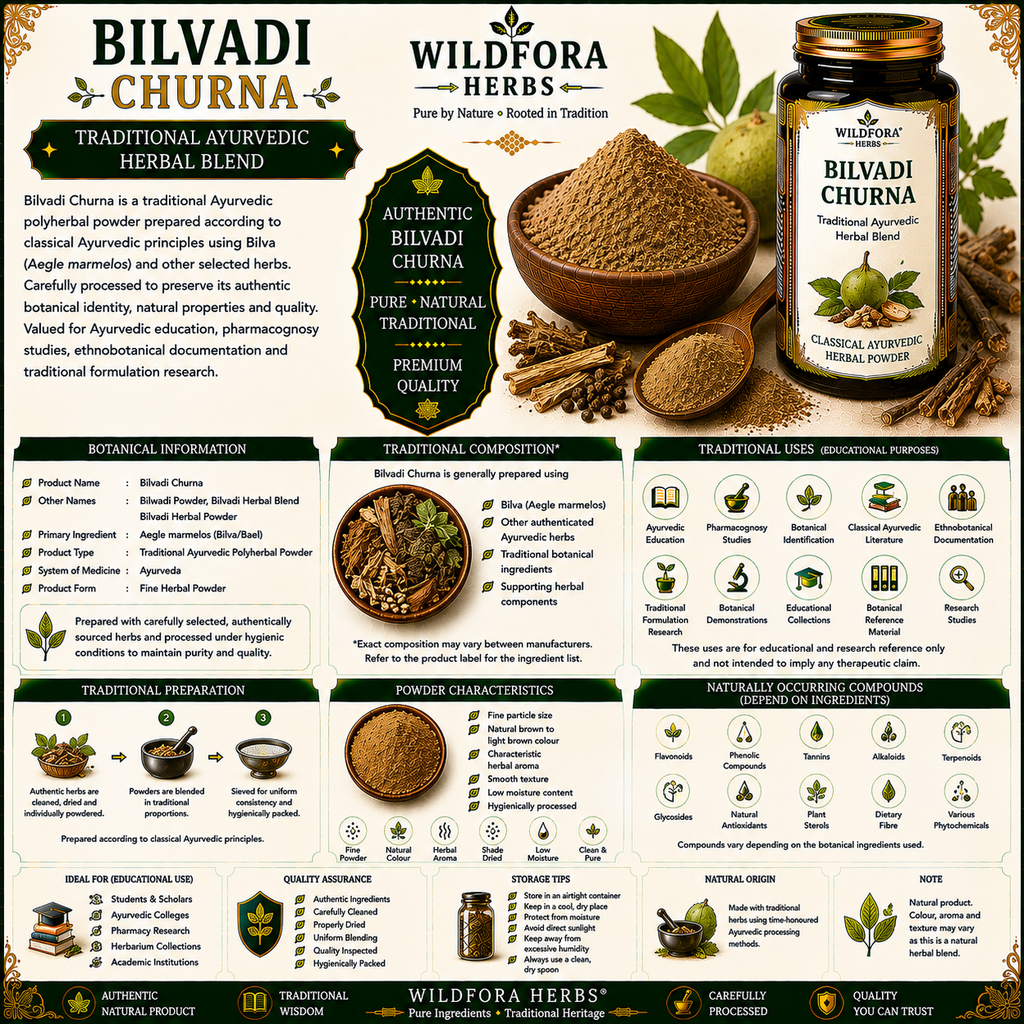 Bilvadi Churna Bael Fruit Herbal Blend | Bilwadi Powder