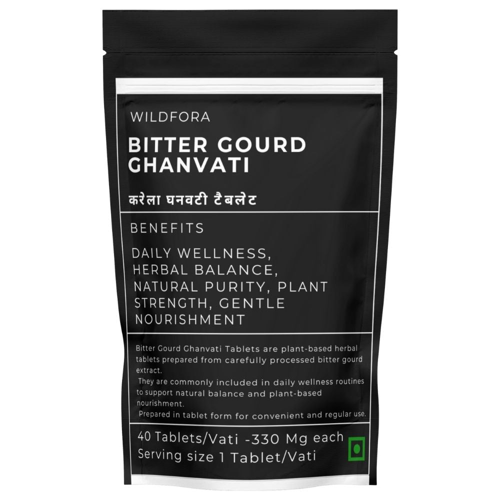 Bitter Gourd Ghanvati Tablets | Karela Ghanvati | Momordica charantia