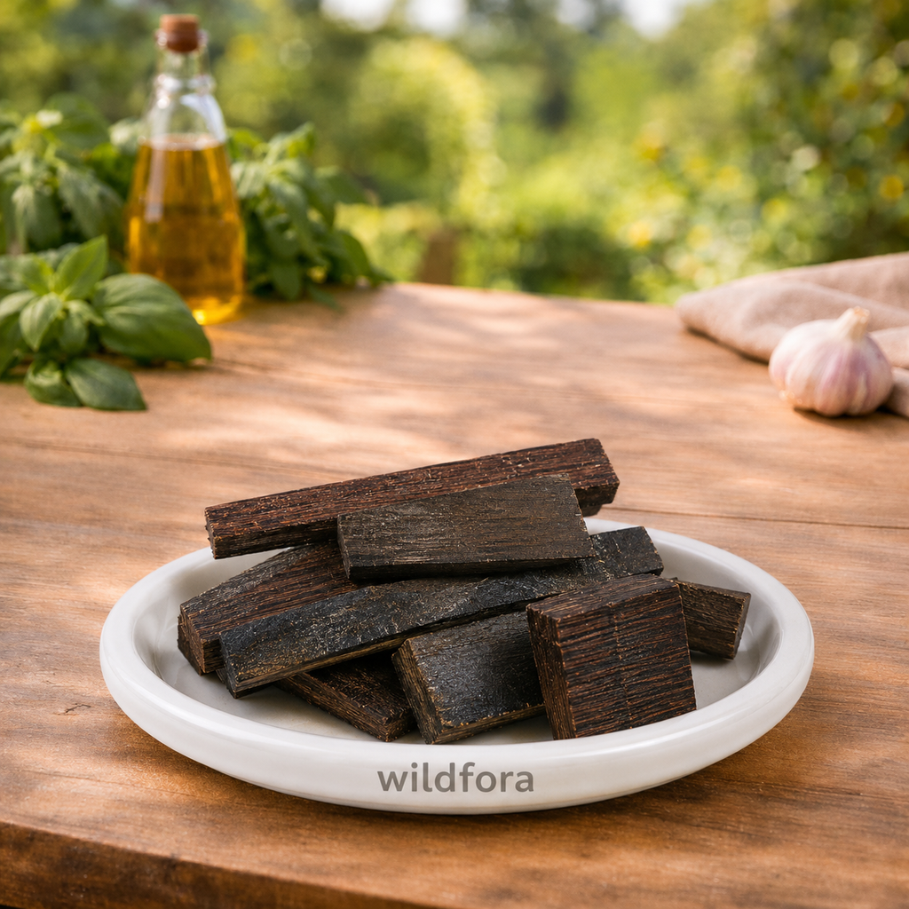 Black Agar Whole (Aquilaria agallocha) - Premium Natural Agarwood | Botanical Wood Material