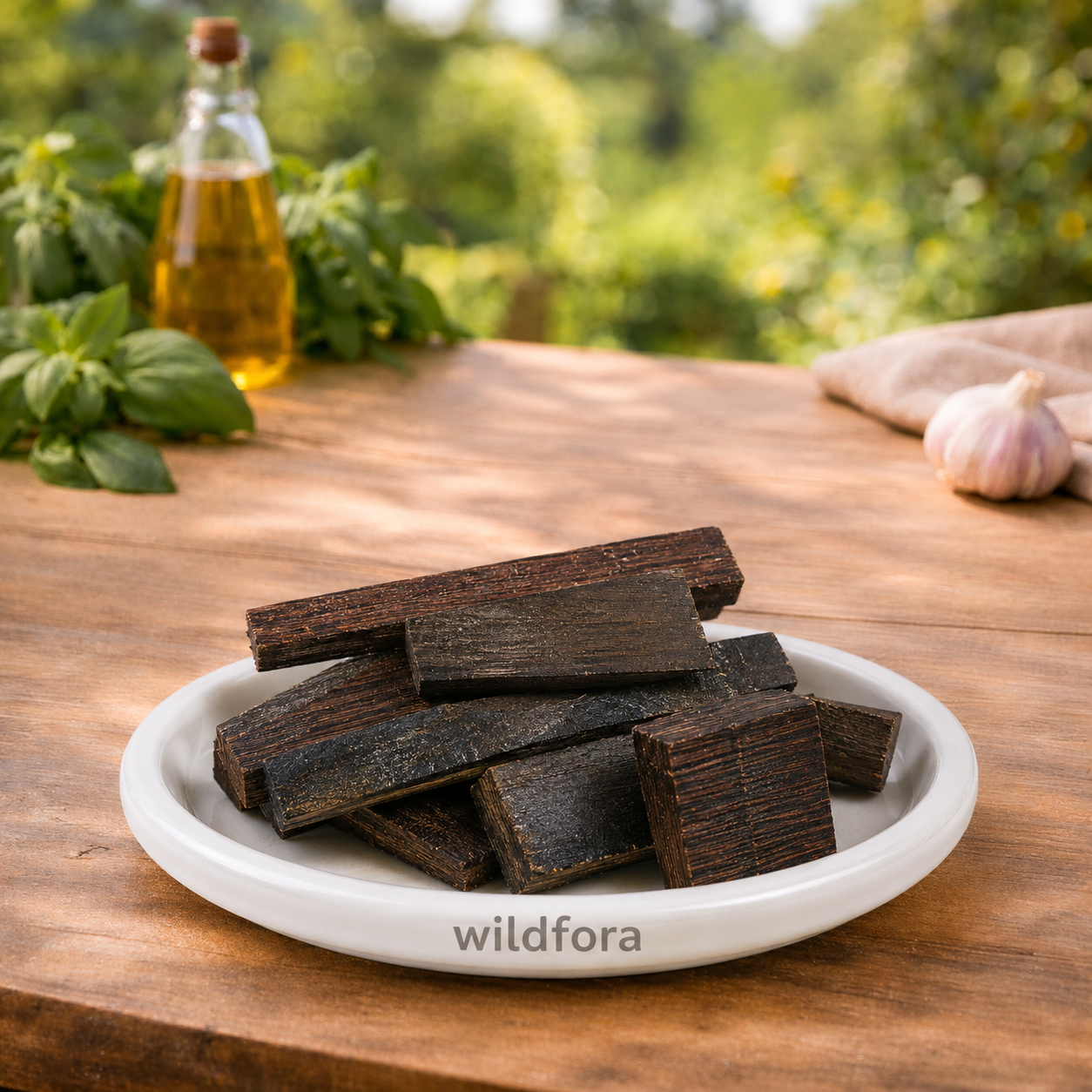 Black Agar Whole (Aquilaria agallocha) - Premium Natural Agarwood | Botanical Wood Material