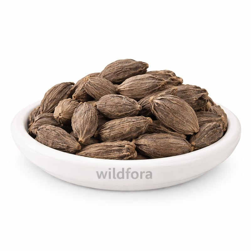 Black Cardamom Whole Amomum Subulatum Natural Spice