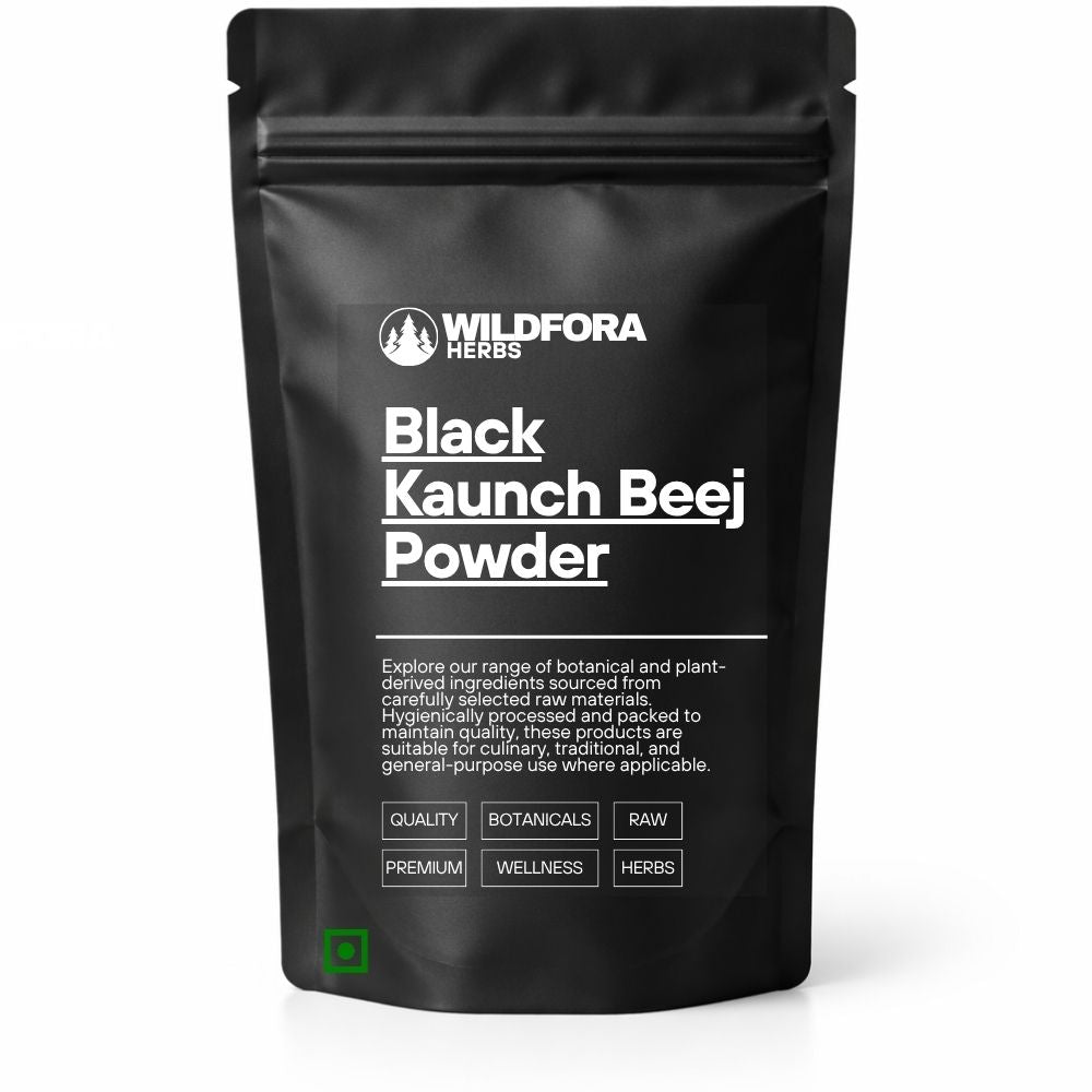 Black Kaunch Beej Powder (Mucuna pruriens) - Premium Velvet Bean Herbal Powder | Natural Botanical Ingredient