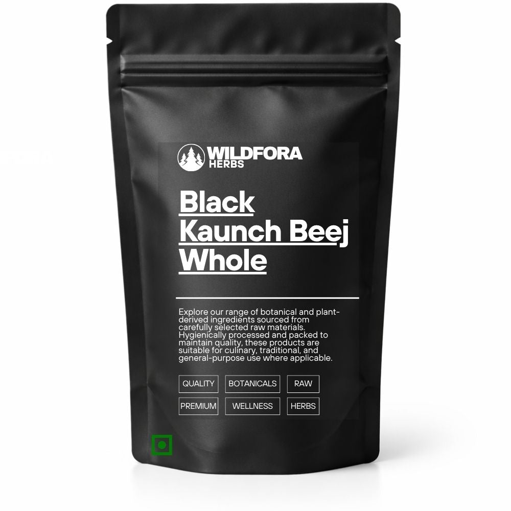 Black Kaunch Beej Whole (Mucuna pruriens) - Premium Cowhage Seeds | Natural Botanical Ingredient