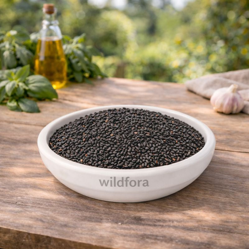 Black Sesame Seed Whole Sesamum Indicum Natural Til Seeds