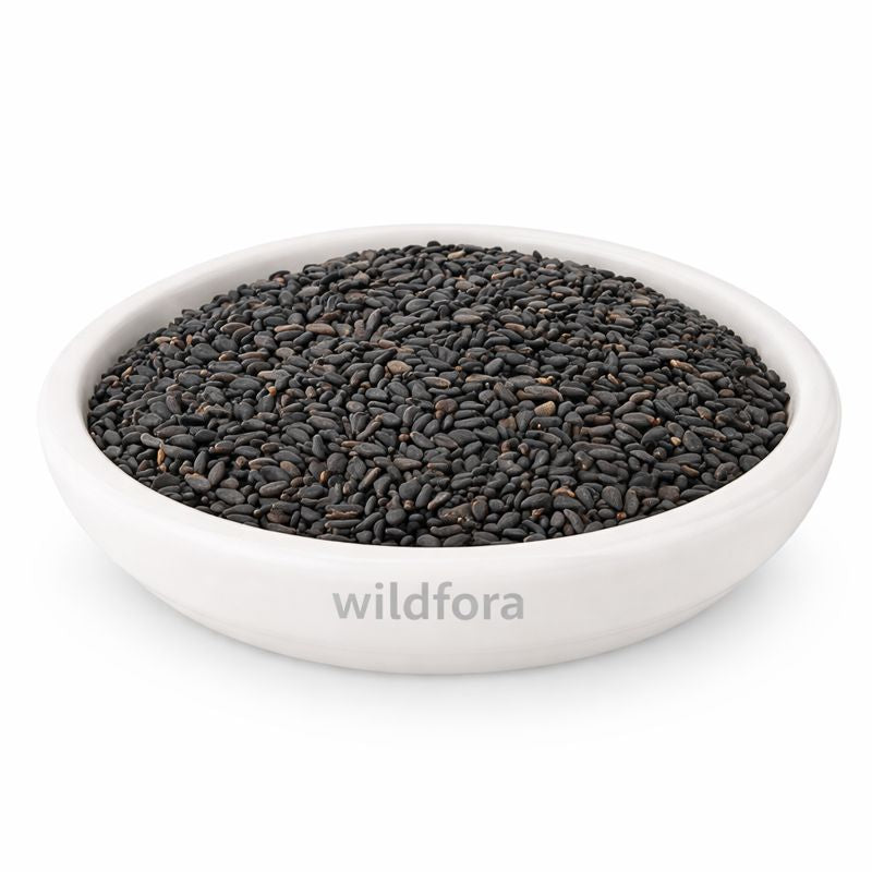 Black Sesame Seed Whole Sesamum Indicum Natural Til Seeds