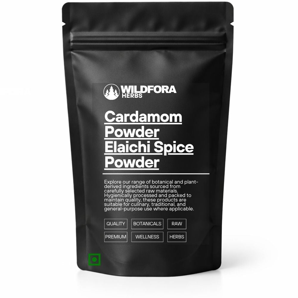 Cardamom Powder (Elettaria cardamomum) - Premium Elaichi Spice Powder | Natural Food Grade Ingredient