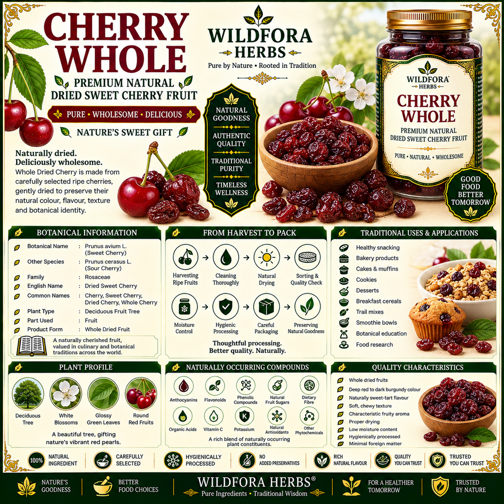 Cherry Whole Natural Cherry Fruit Dried Sweet Cherry