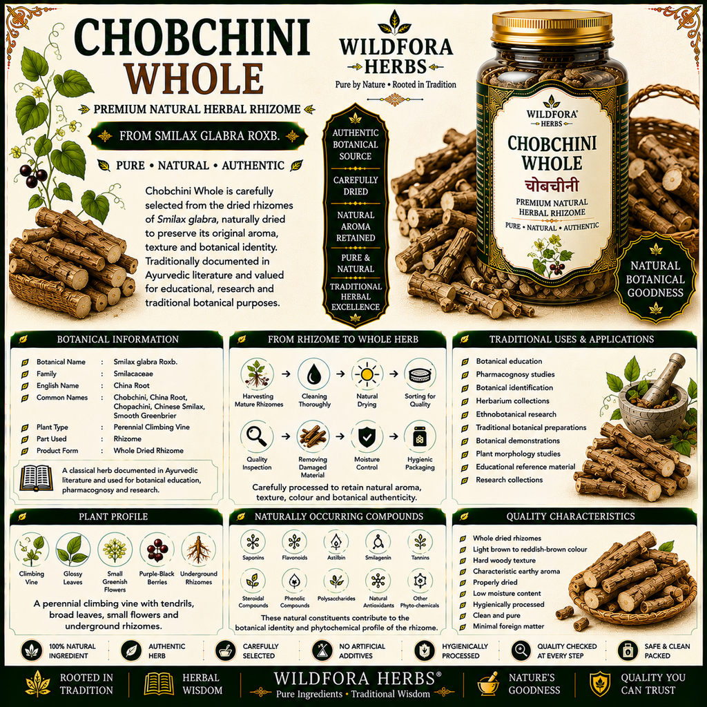 Chobchini Whole Smilax Glabra Natural Herbal Root
