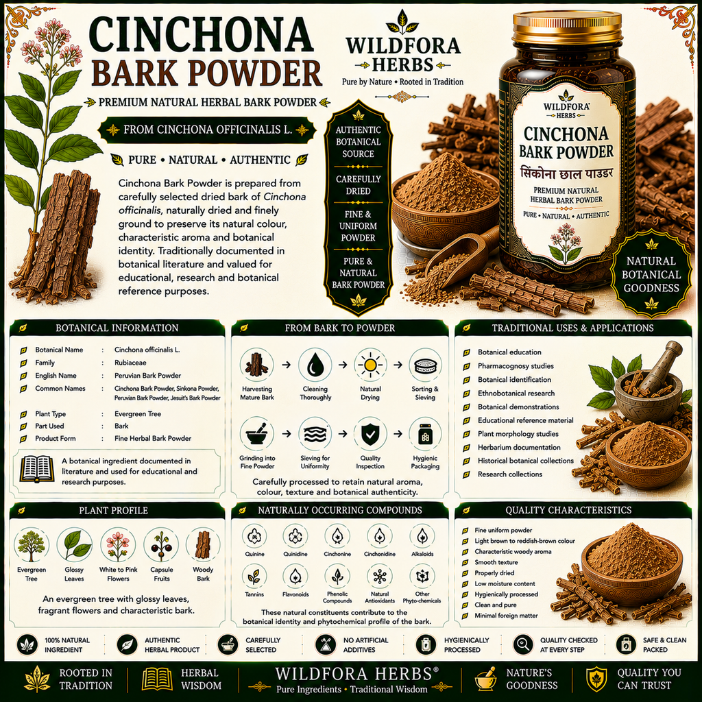 Cinchona Bark Powder Cinchona Officinalis | Sinkona Herbal Bark Powder