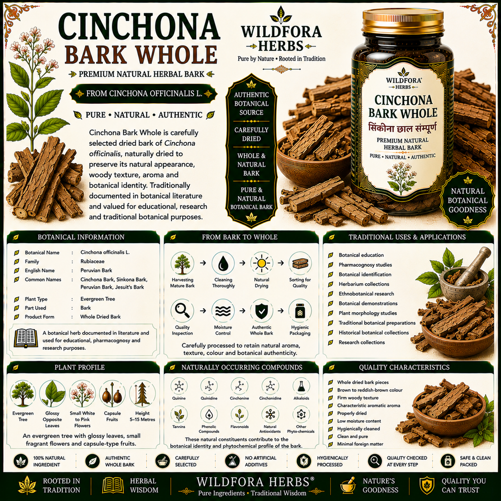 Cinchona Bark Whole Cinchona Officinalis Natural Herbal Bark