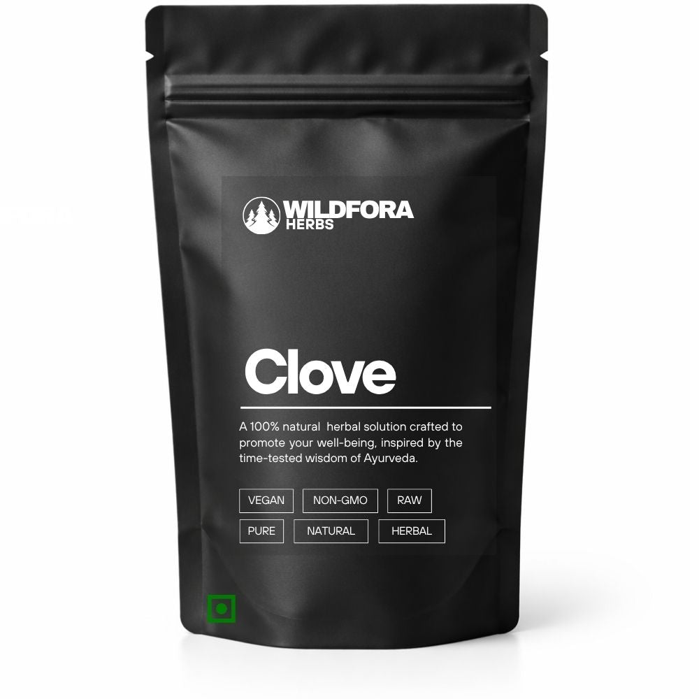 clove, laung, eugenia caryophyllus, wildfora herbs, spice product, natural spice, clove benefits, fayde, how to use clove, whole spices