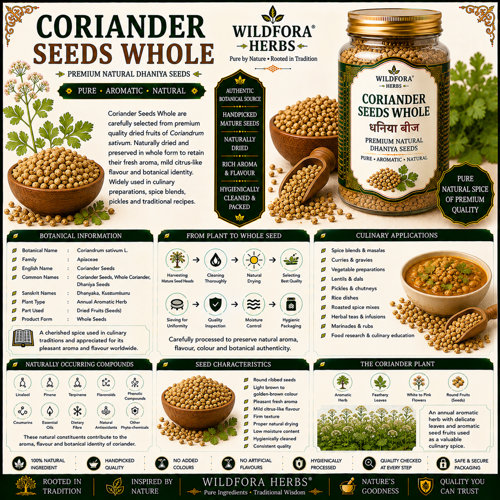 Coriander Seeds Whole Coriandrum Sativum Natural Dhaniya Seeds