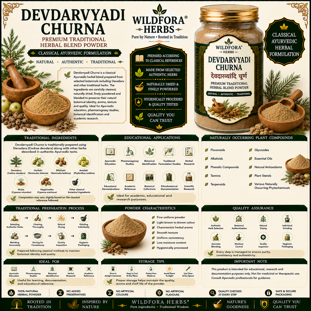 Devdarvyadi Churna Traditional Herbal Blend | Devdarvyadi Powder