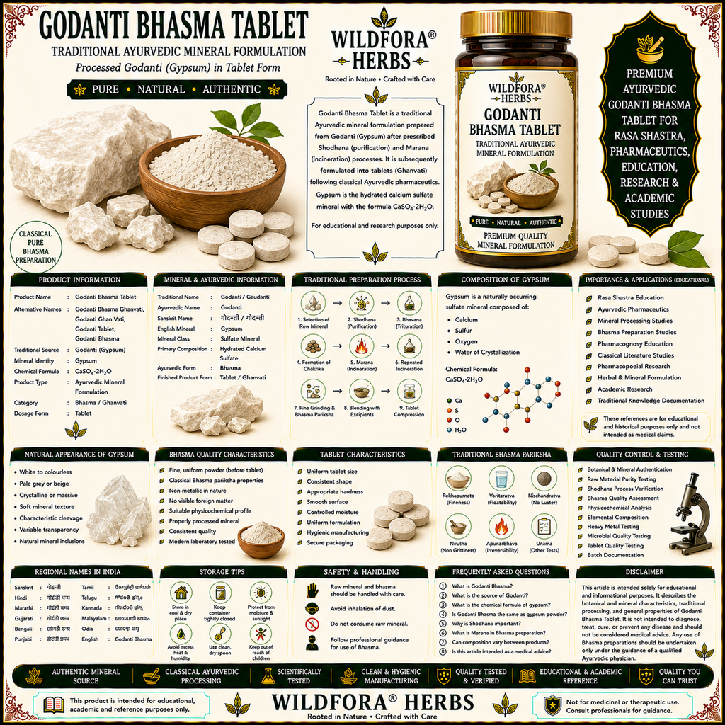 Godanti Bhasma Tablet | Herbal Ghanvati Tablet