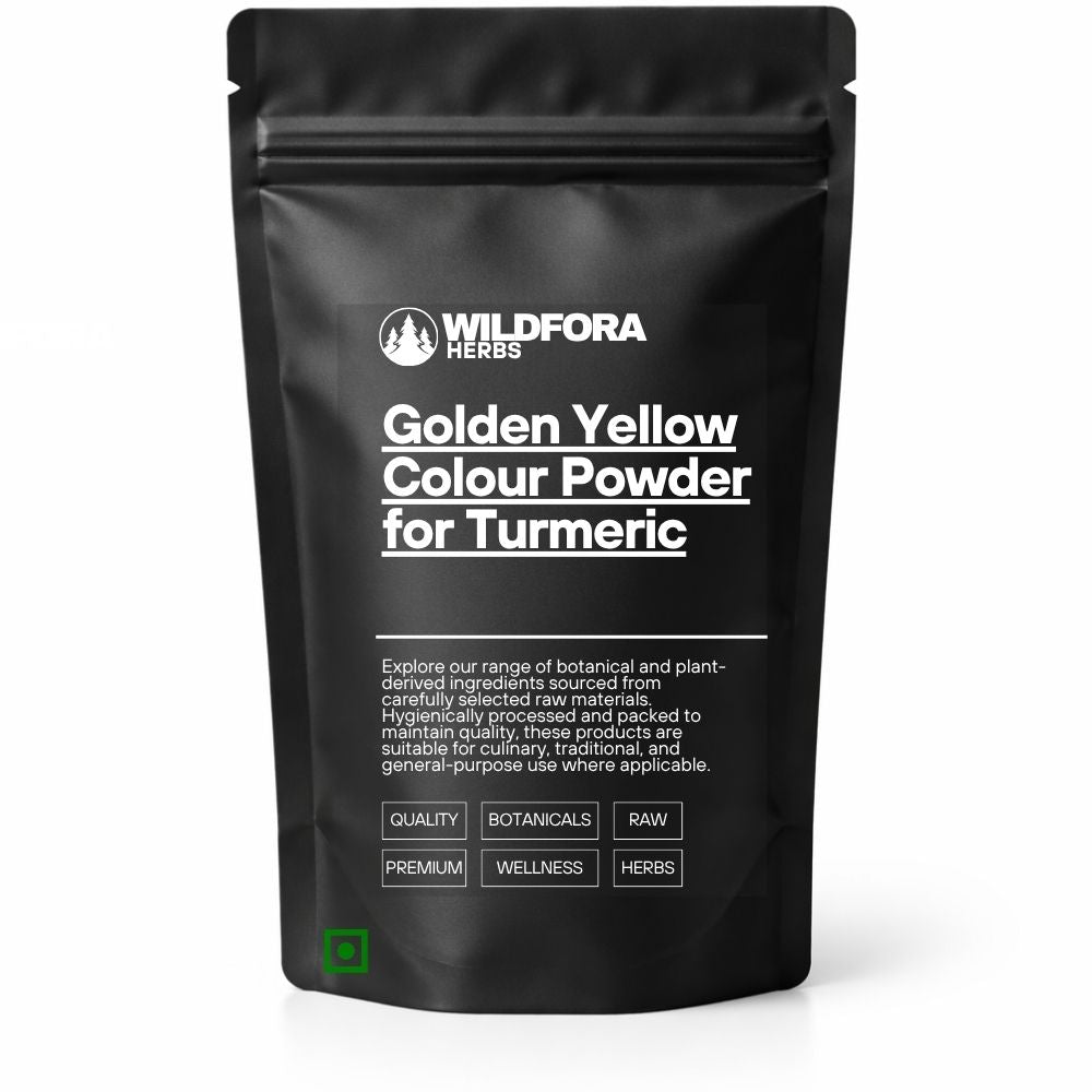 Golden Yellow Colour Powder for Turmeric - Premium Natural Color Powder