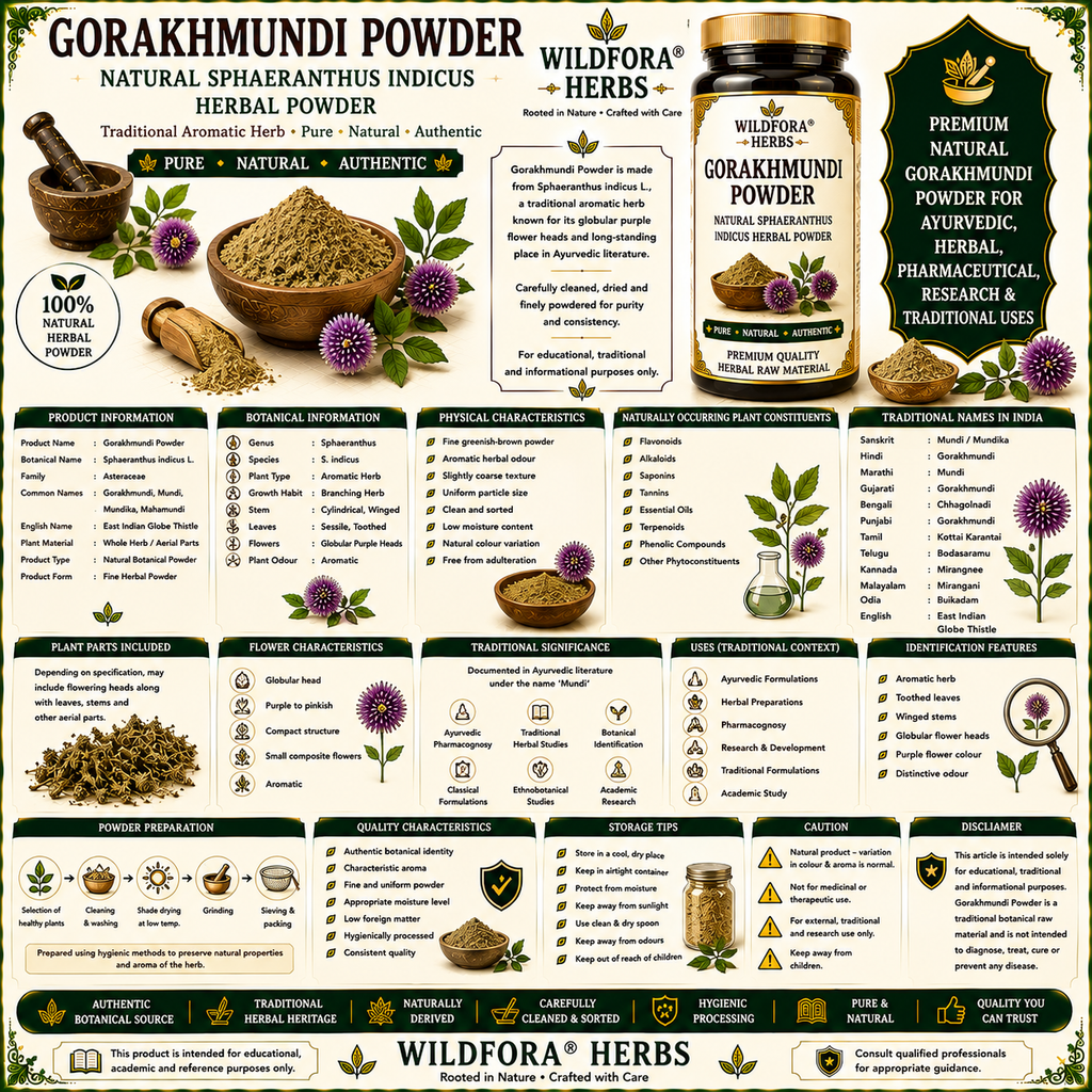 Gorakhmundi Powder Sphaeranthus Indicus | Mundi Herbal Powder