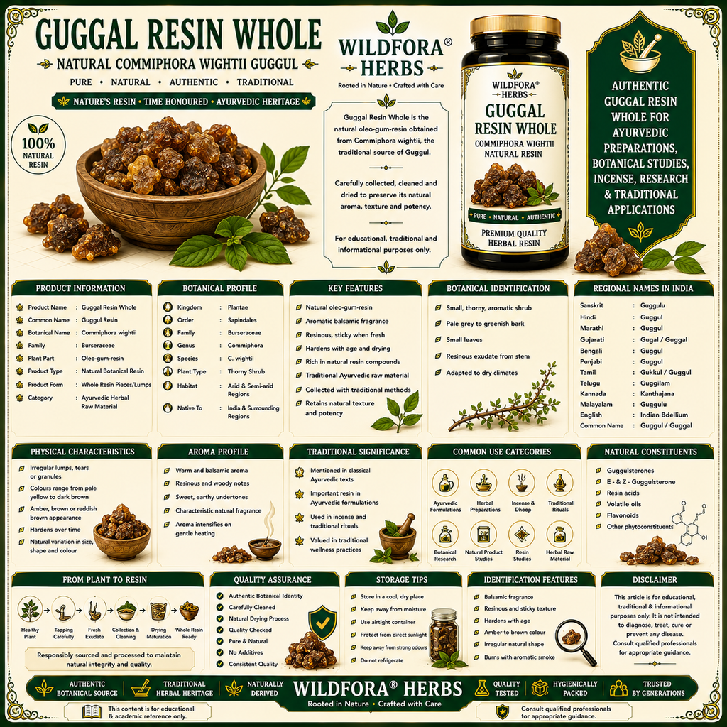 Guggal Resin Whole Commiphora Wightii Natural Guggul