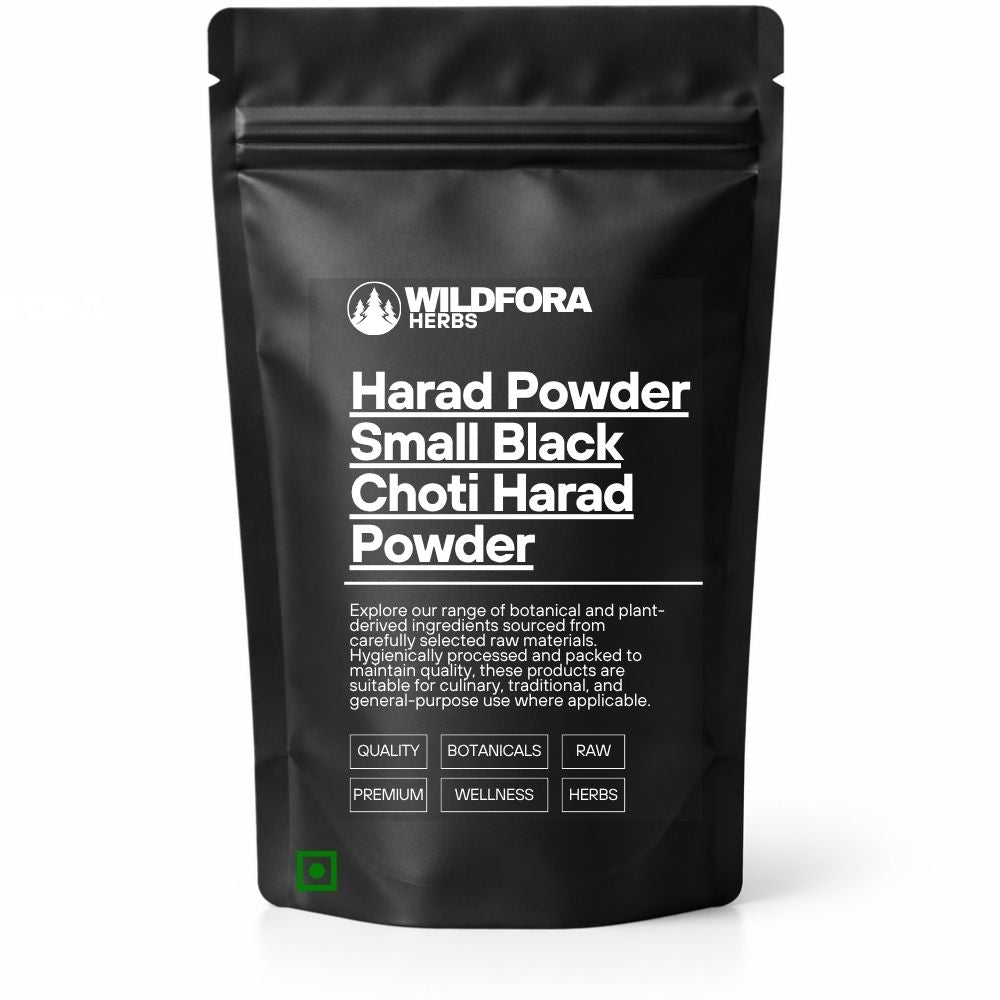 Harad Powder Small Black (Terminalia chebula) - Premium Choti Harad Powder | Food Grade Botanical Ingredient