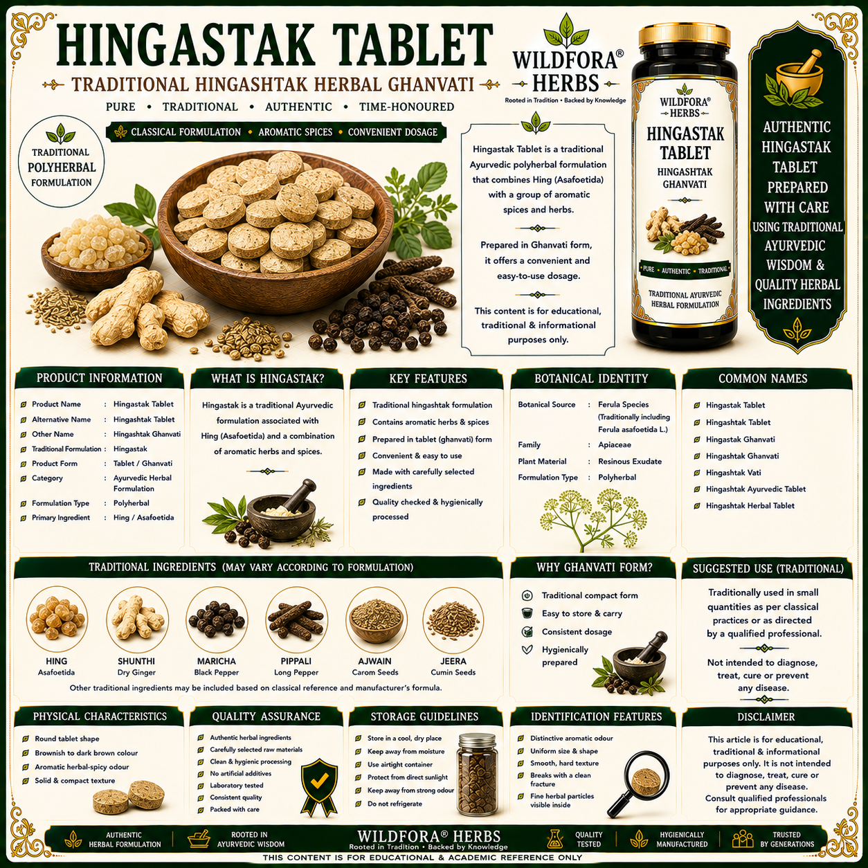 Hingastak Tablet | Hingashtak Herbal Ghanvati