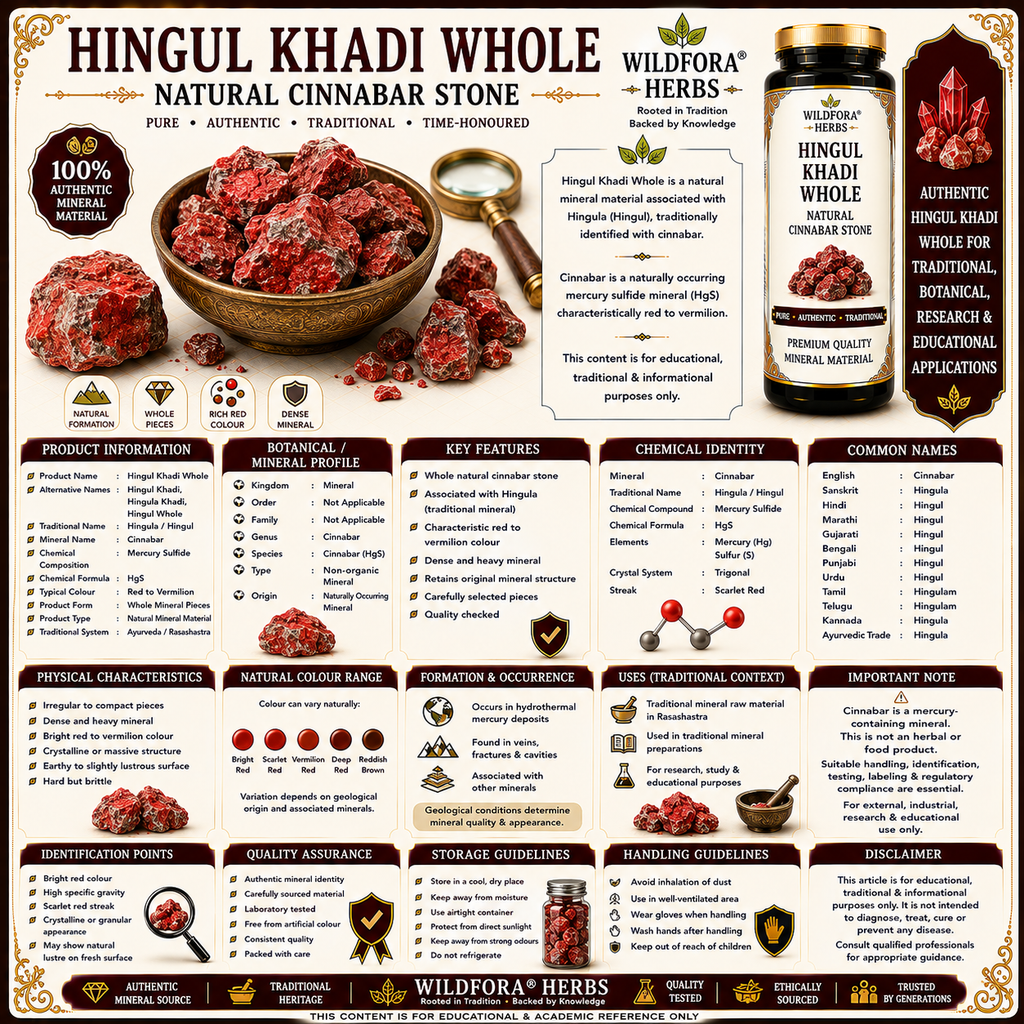 Hingul Khadi Whole Cinnabar Stone Natural Hingula Mineral