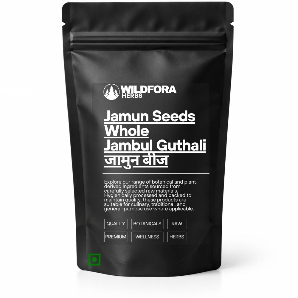 Jamun Seeds Whole (Syzygium cumini) - Premium Natural Jambul Guthali | Food Grade Botanical Ingredient