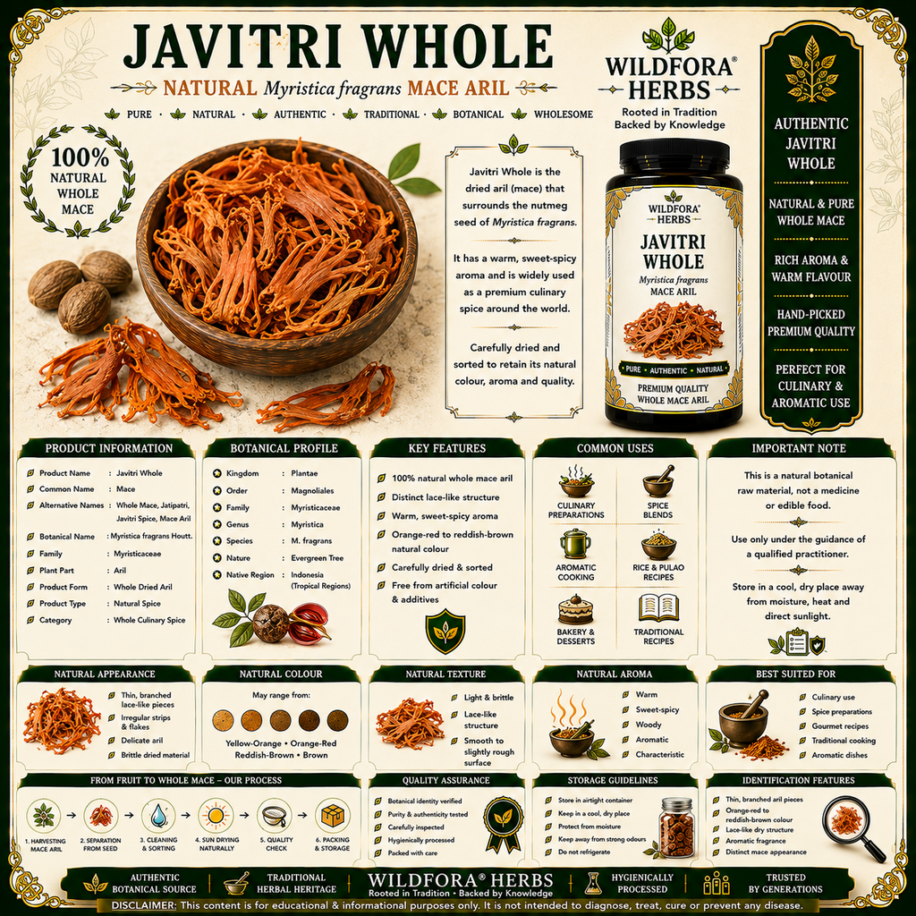 Javitri Whole Mace Spice Natural Myristica Fragrans Aril