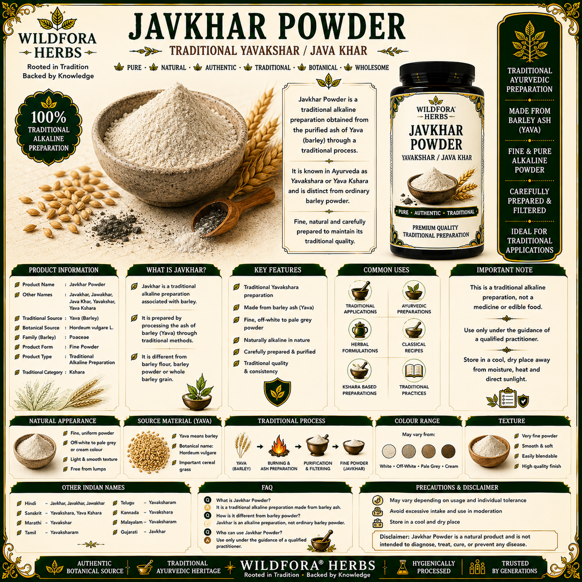 Javkhar powder/ Jawakhar / Jawa Khar /  जवखर चूरना / Yavakshar / Java Khar / Javakhar