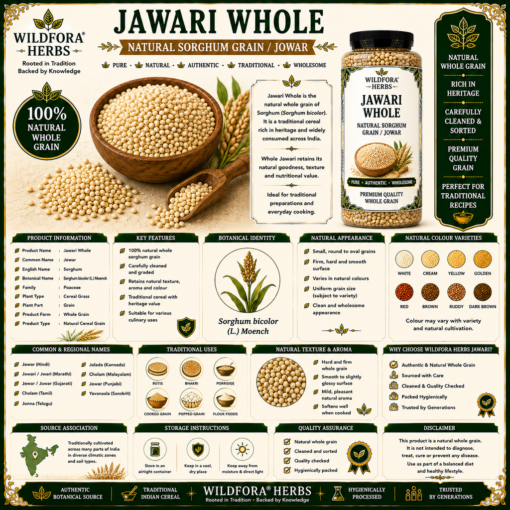 Jawari Whole Sorghum Grain Natural Jowar Millet