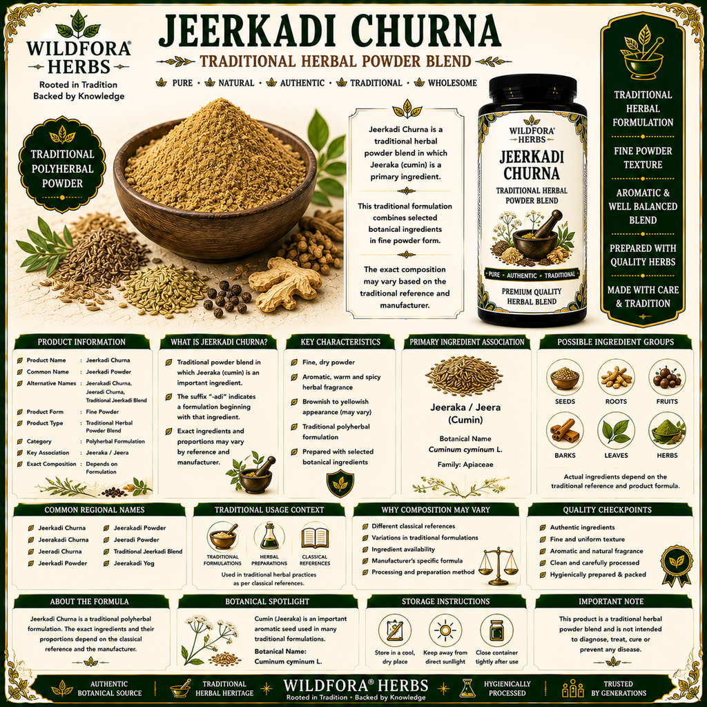 Jeerkadi Churna Herbal Powder | Traditional Jeerkadi Blend
