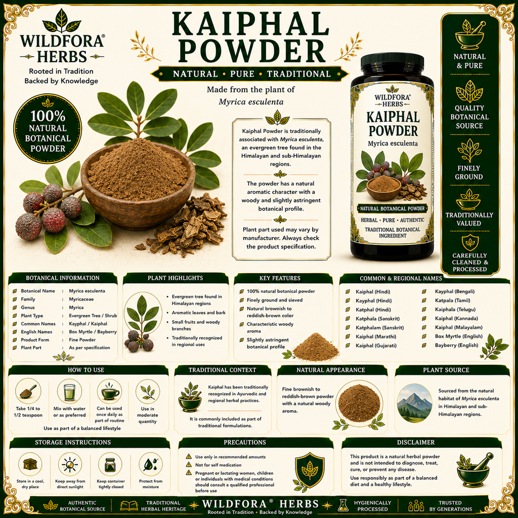 Kaiphal Powder Myrica Esculenta | Kayphal Herbal Powder