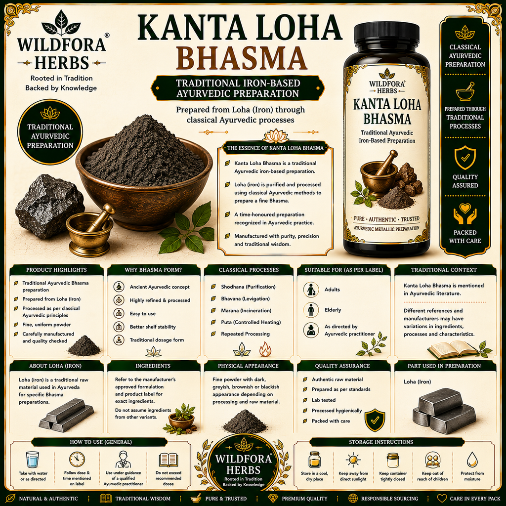 Kanta Loha Bhasma Iron Based Ayurvedic Preparation