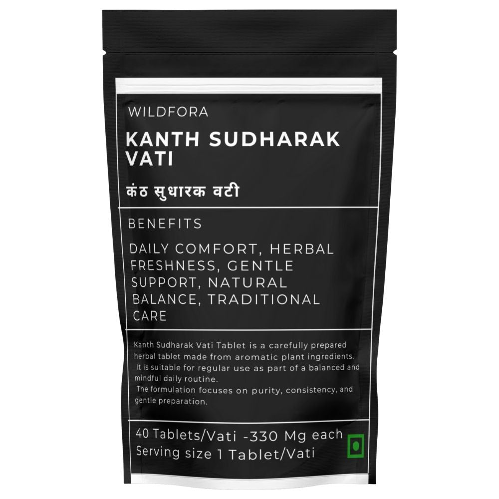 Kanth Sudharak Vati Tablet | Herbal Aromatic Ghanvati