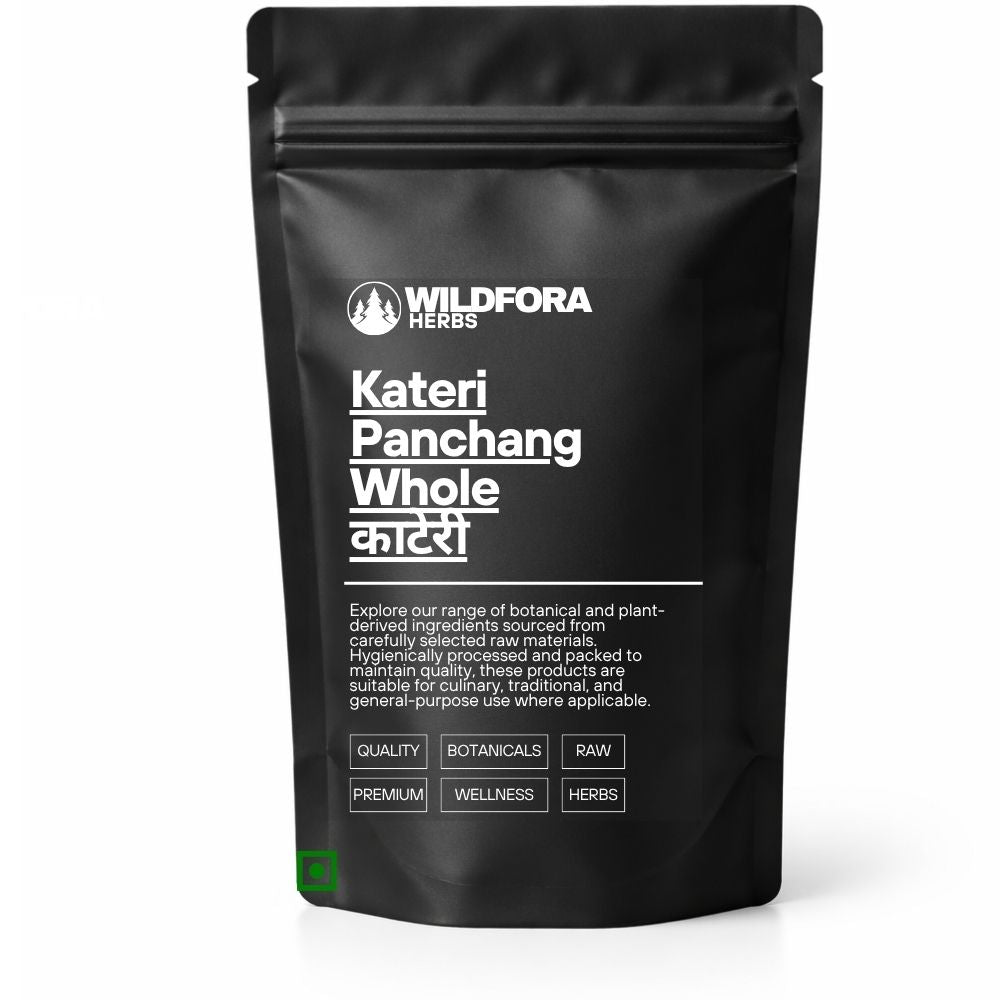 Kateri Panchang Whole (Solanum xanthocarpum) - Premium Natural Kantakari Herb | Botanical Raw Material
