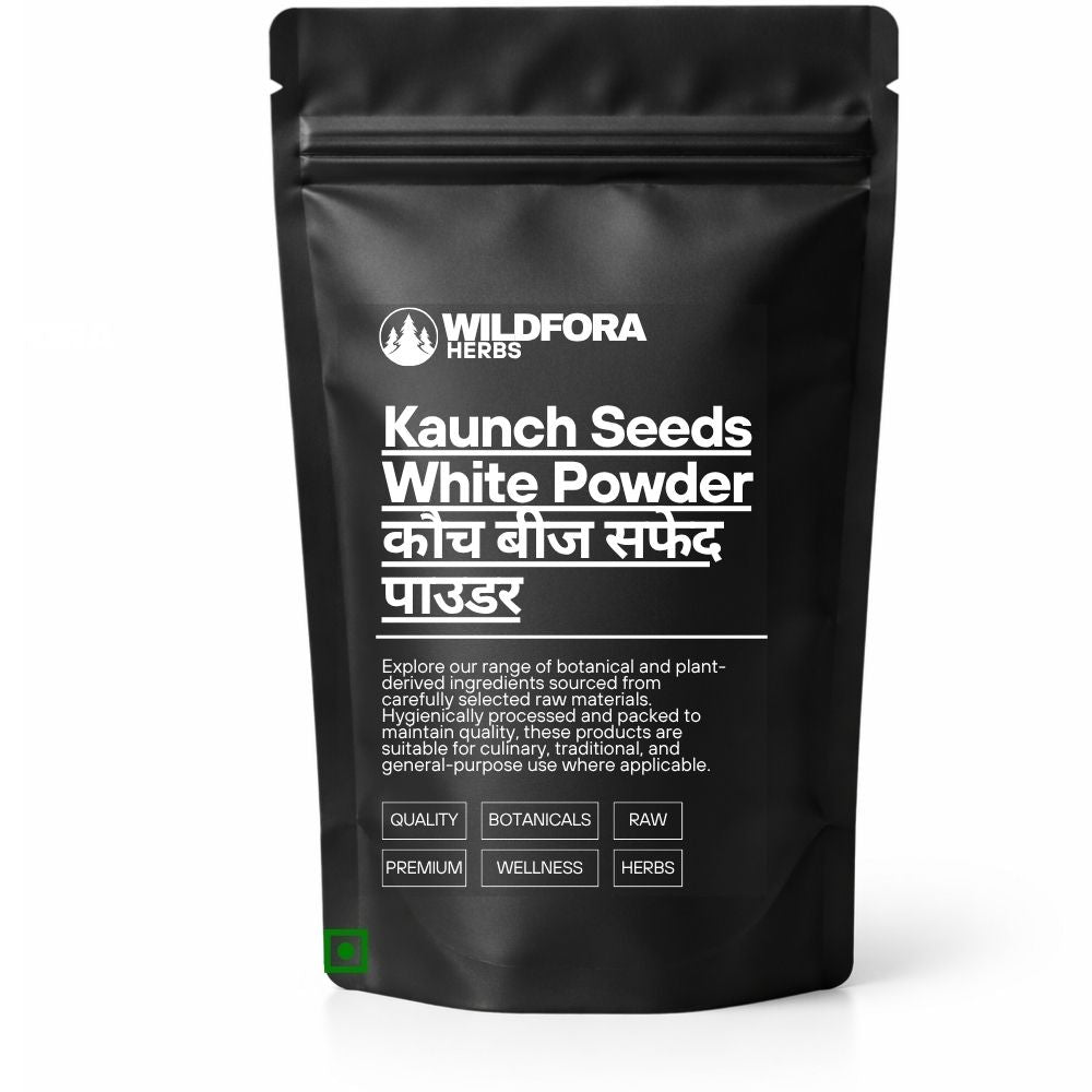 White Kaunch Seeds Powder (Mucuna pruriens) - Premium Safed Kaunch Beej Powder | Botanical Raw Material