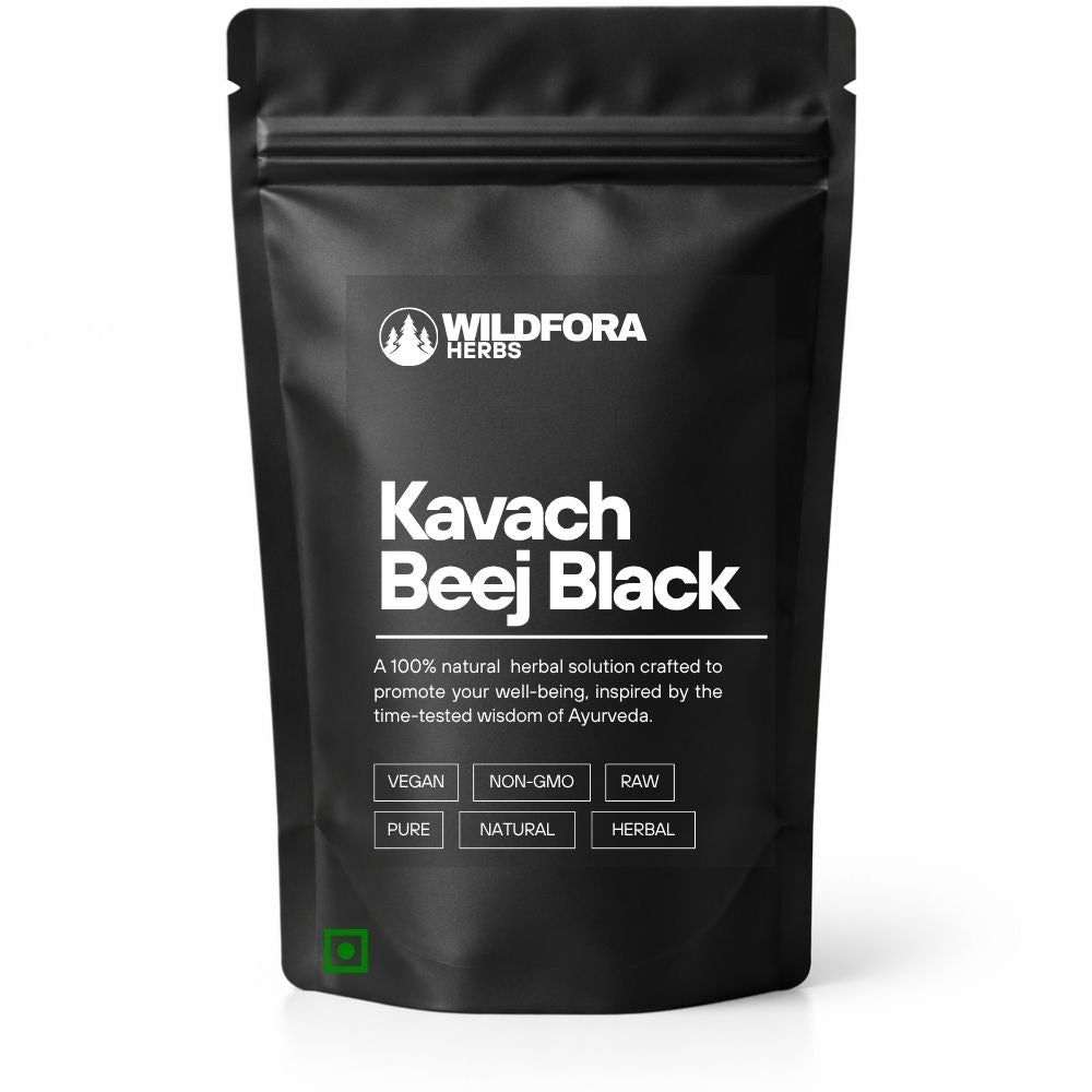 kavach beej, mucuna pruriens, cowhage, herbal seeds, ayurvedic herbs, natural product, wildfora, raw seeds, traditional herb, herbal ingredient