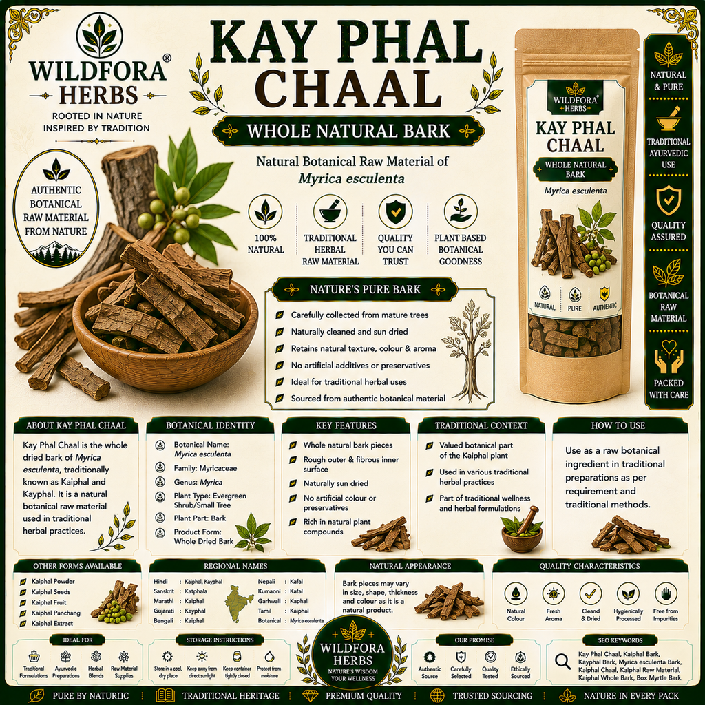 Kay Phal Chaal Myrica Esculenta Bark Whole