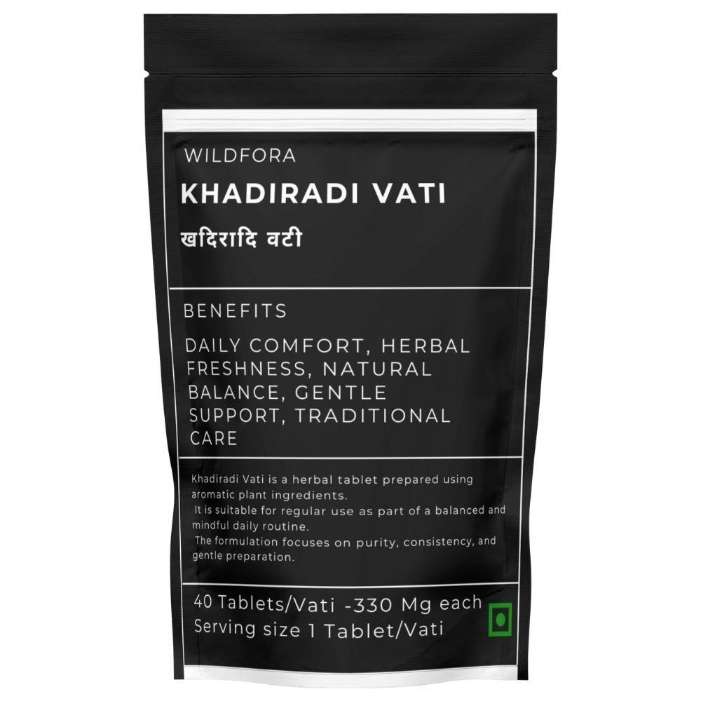 Khadiradi Vati | Herbal Aromatic Ghanvati Tablet