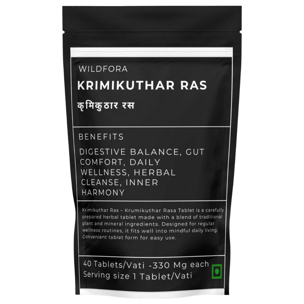 Krimikuthar Ras – Krumikuthar Rasa Tablet | Herbal Tablet Inspired by the Wild Forest