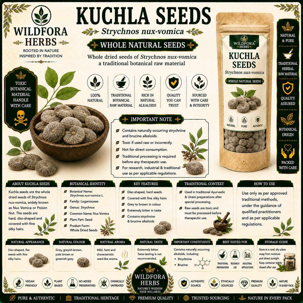 Kuchla Seeds Strychnos Nux Vomica Whole