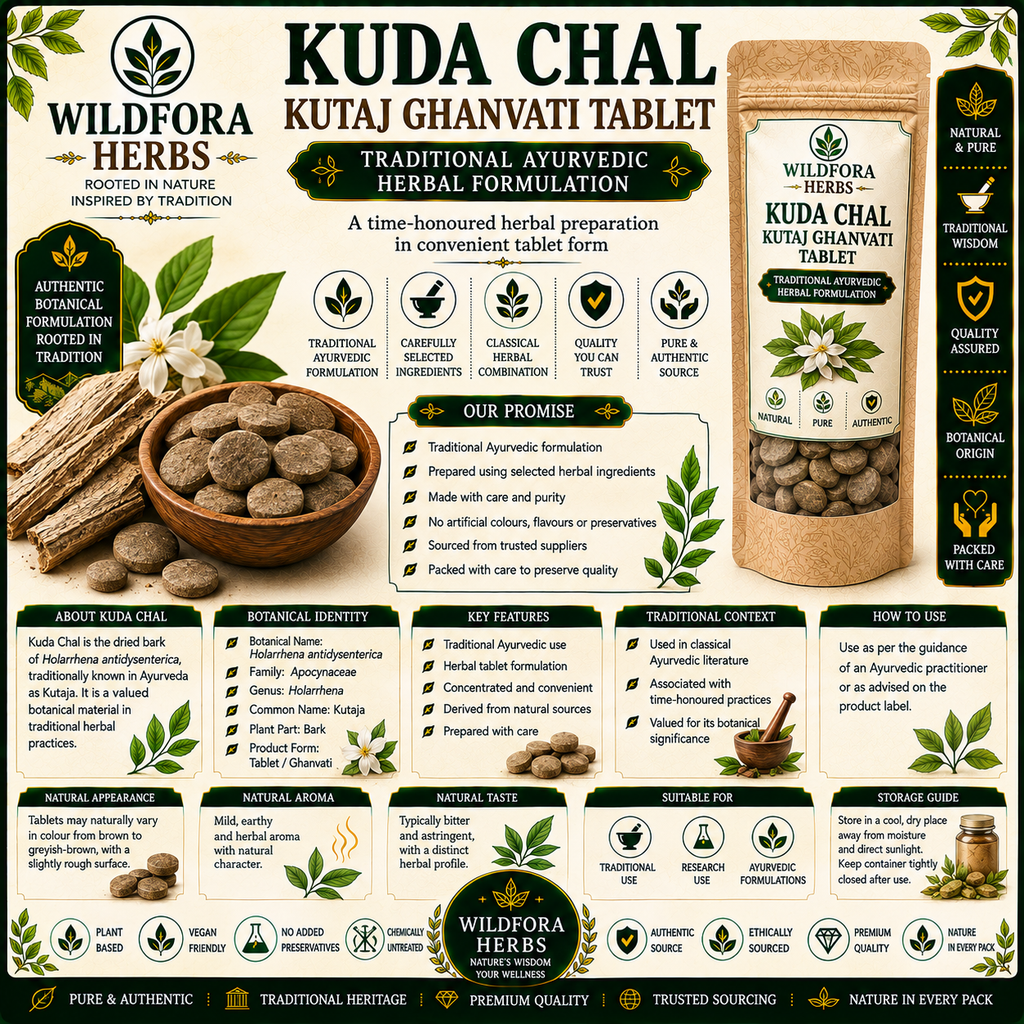 Kuda Chal – Kutaj Ghanvati Tablet | Herbal Forest-Inspired Tablet