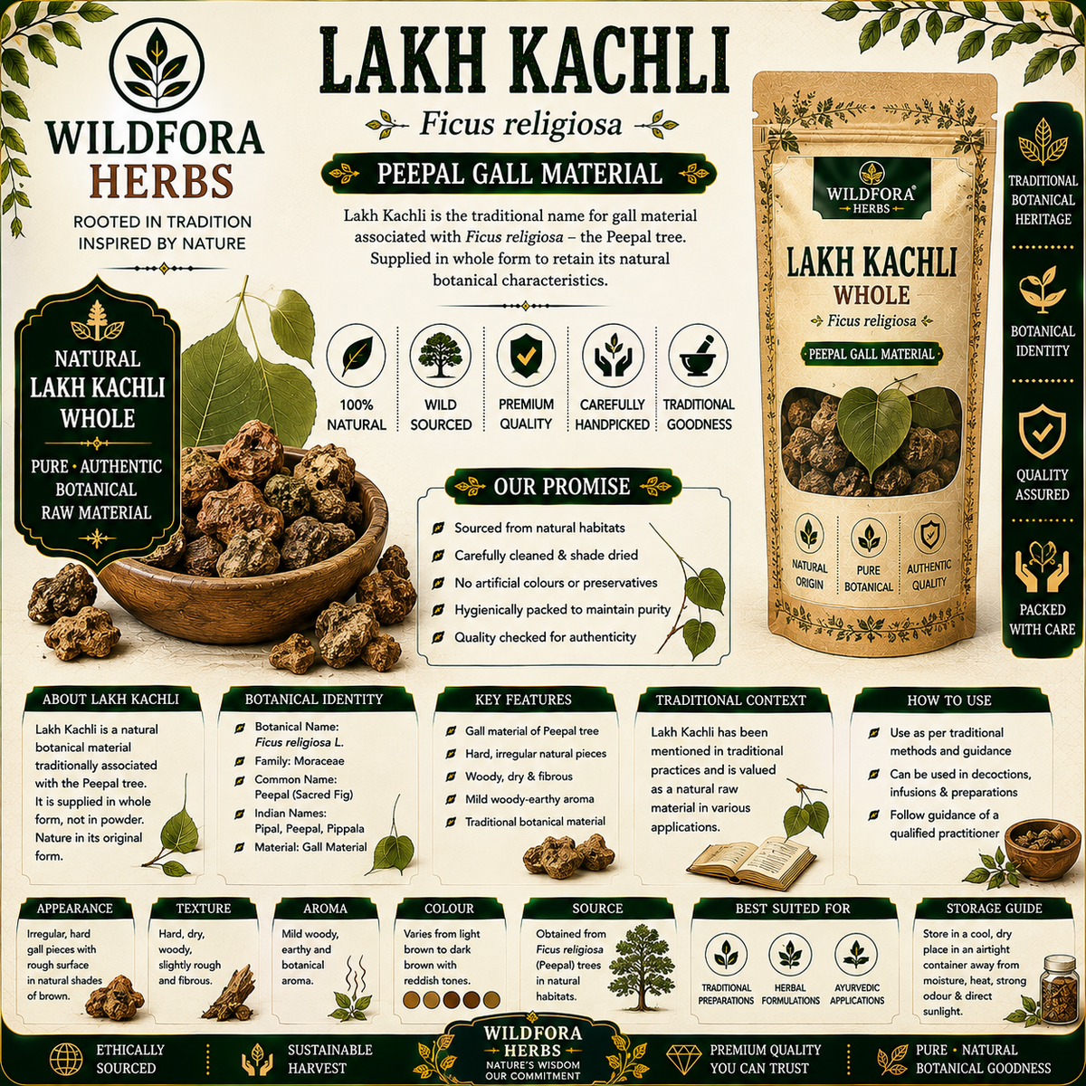 Lakh Kachli Ficus Religiosa Natural Lakh Pipal Whole