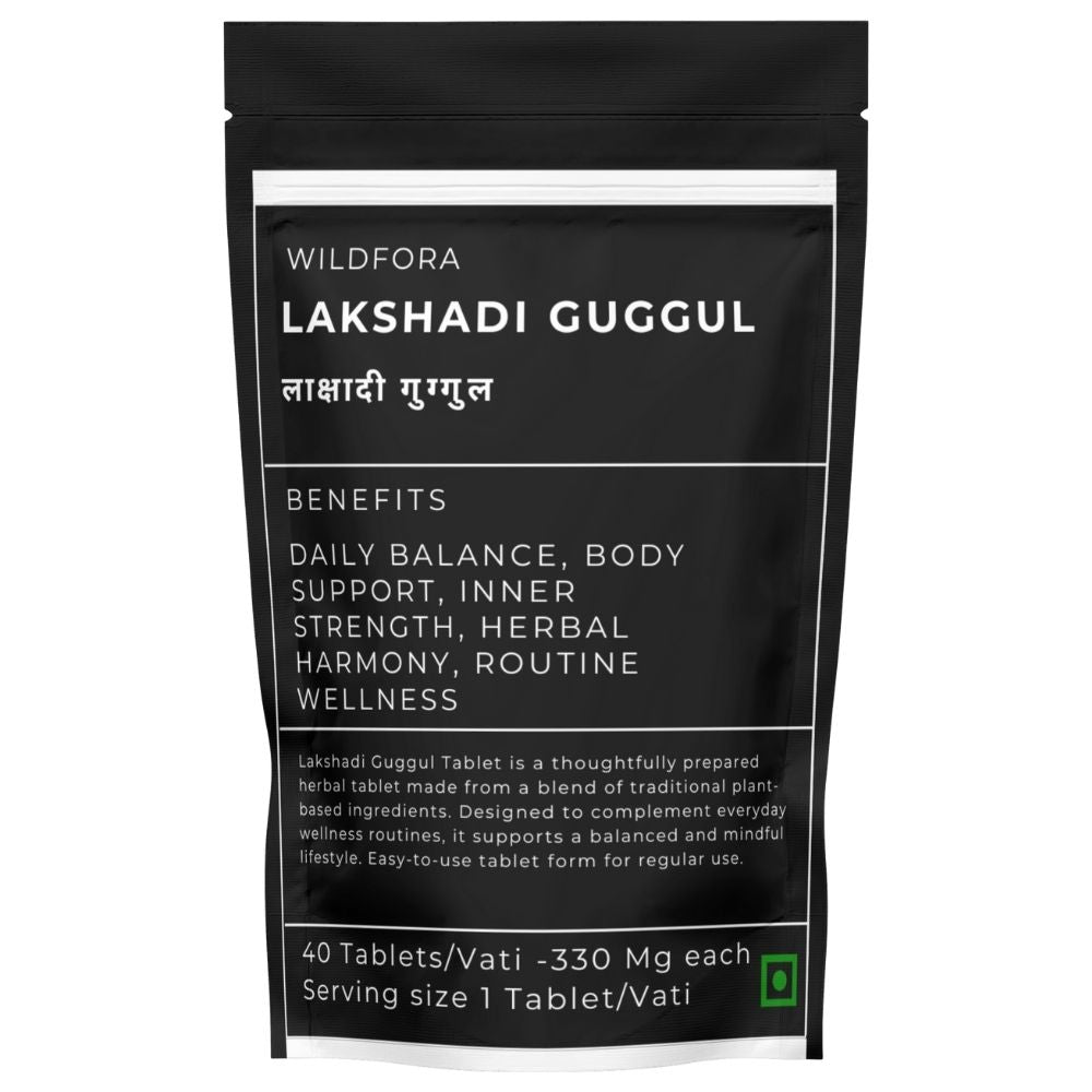 Lakshadi Guggul – Guggulu Tablet Laxadi Gugal | Herbal Tablet Inspired by the Wild Forest