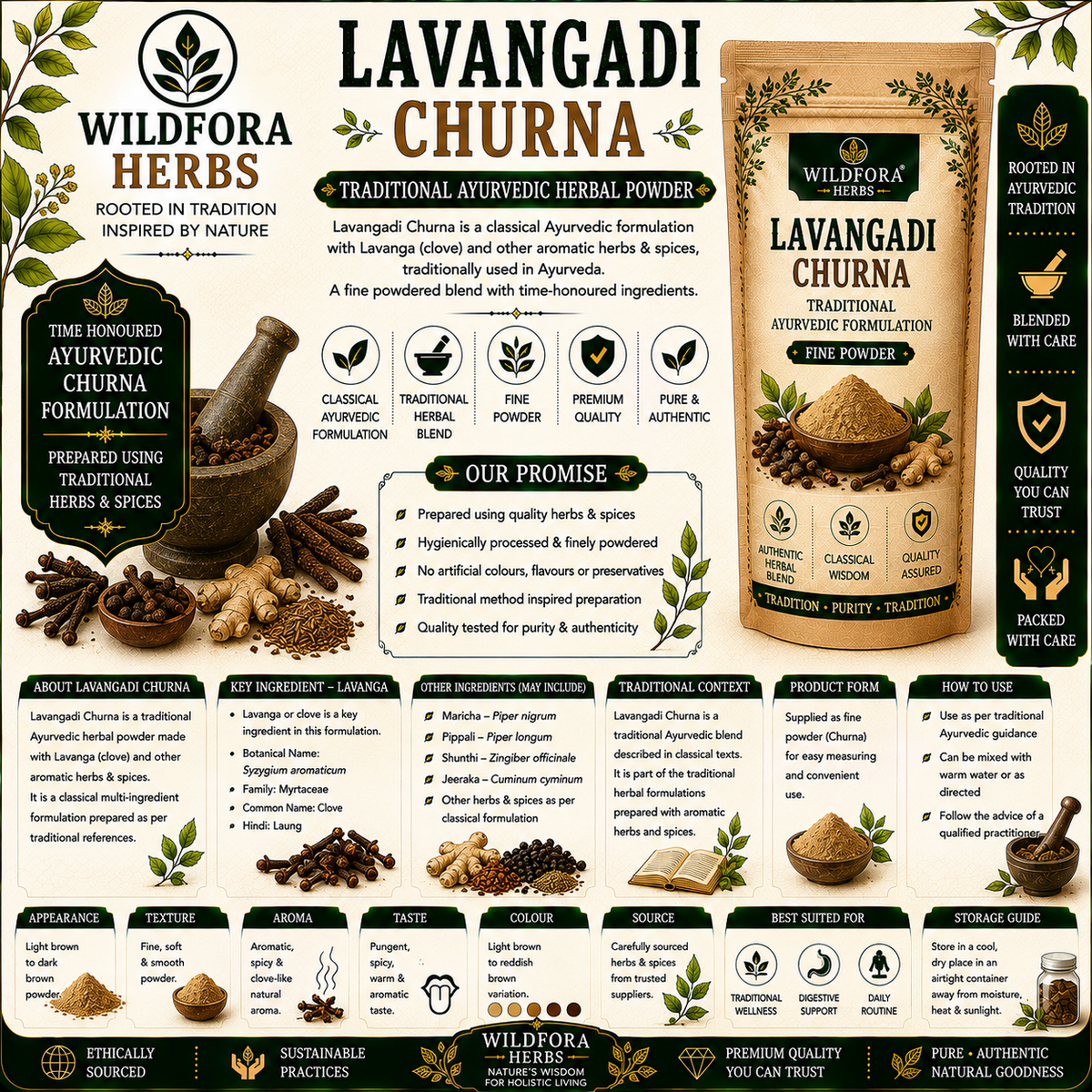 Lavangadi Churna Herbal Powder Traditional Ayurvedic Blend