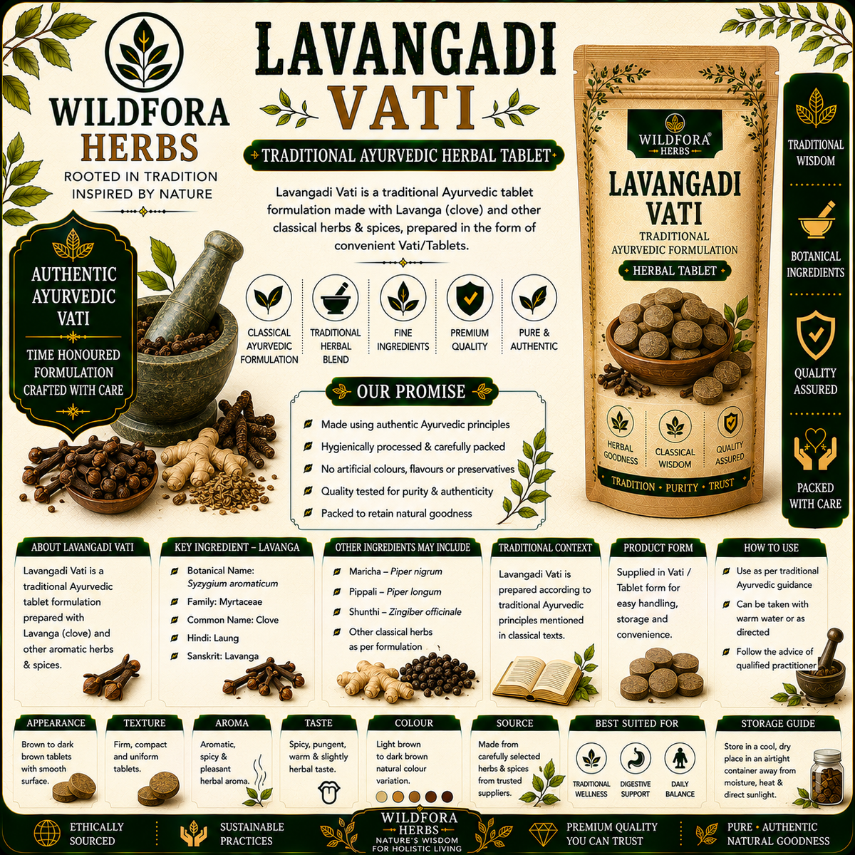 Lavangadi Vati Tablet | लवंगादि वटी | Herbal Tablet Inspired by the Wild Forest