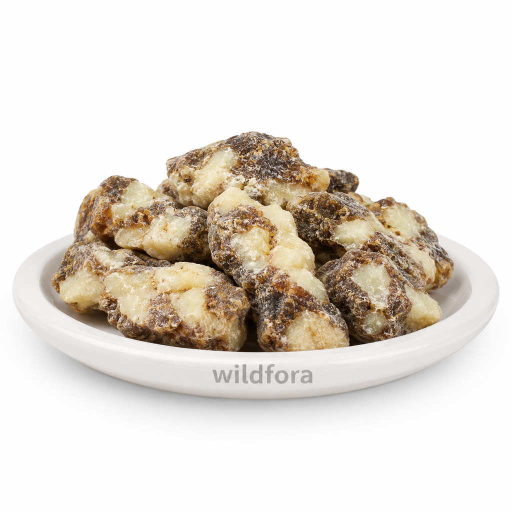 Lobhan Asli Singapuri (Benzoin Resin Sambrani) - Premium Natural Aromatic Resin | Traditional Raw Material