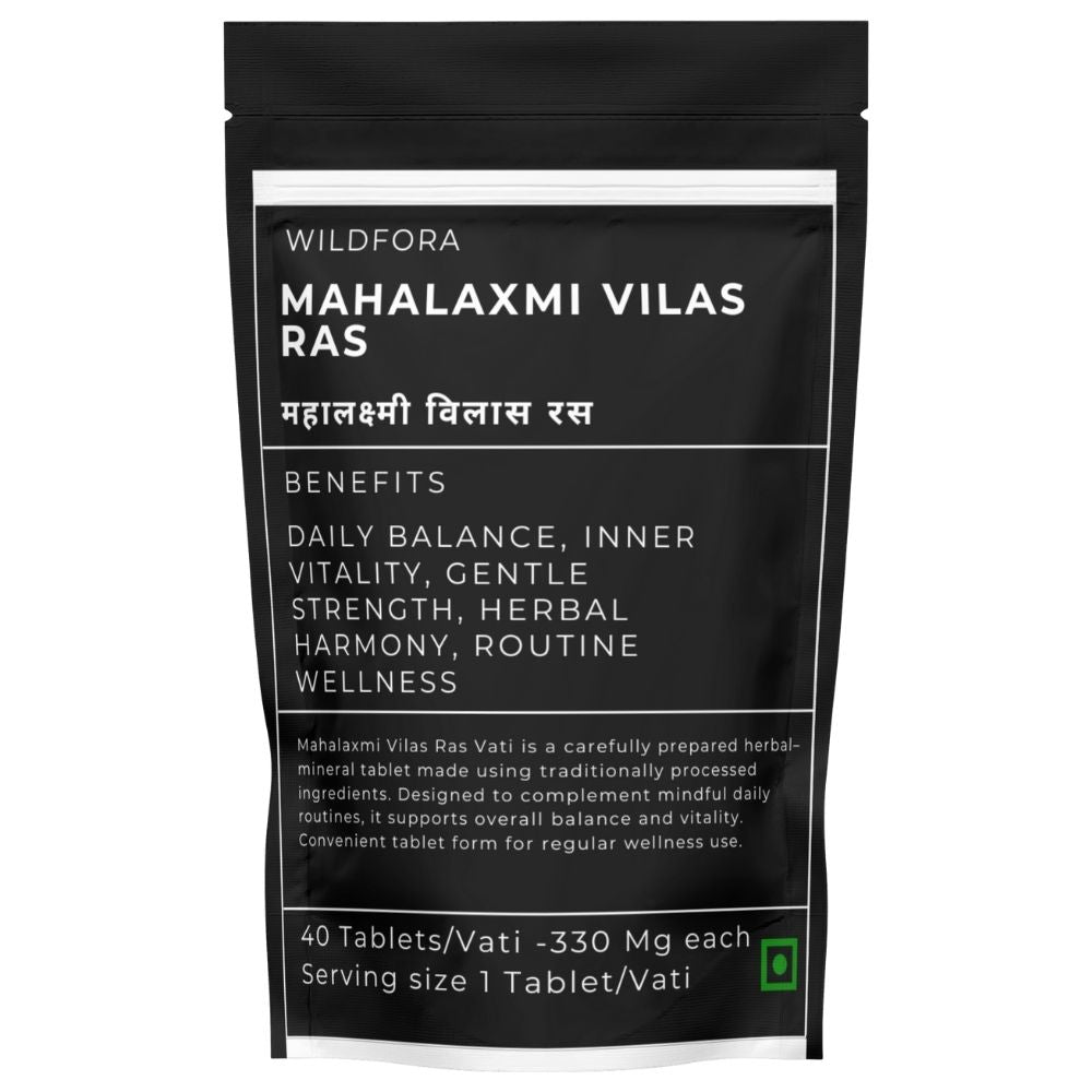 Mahalaxmi Vilas Ras Vati | Herbal Tablet Inspired by the Wild Forest