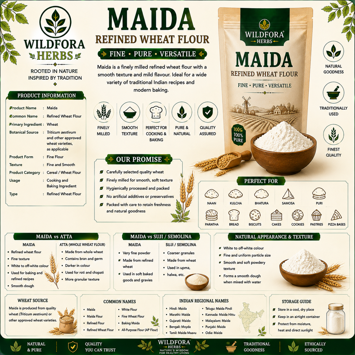 Maida Refined Wheat Flour