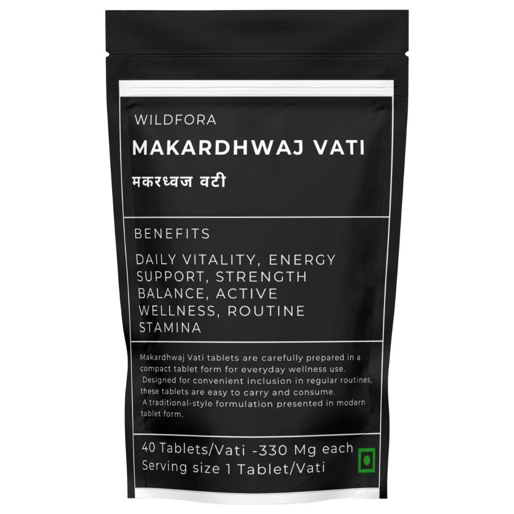 Makardhwaj Vati | मकरध्वज वटी | Herbal Tablet Inspired by the Wild Forest