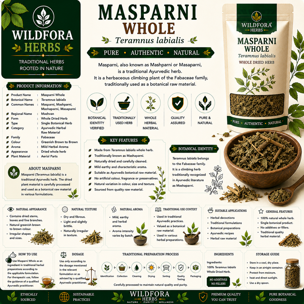 Masparni Teramnus Labialis Whole Natural Mashvan