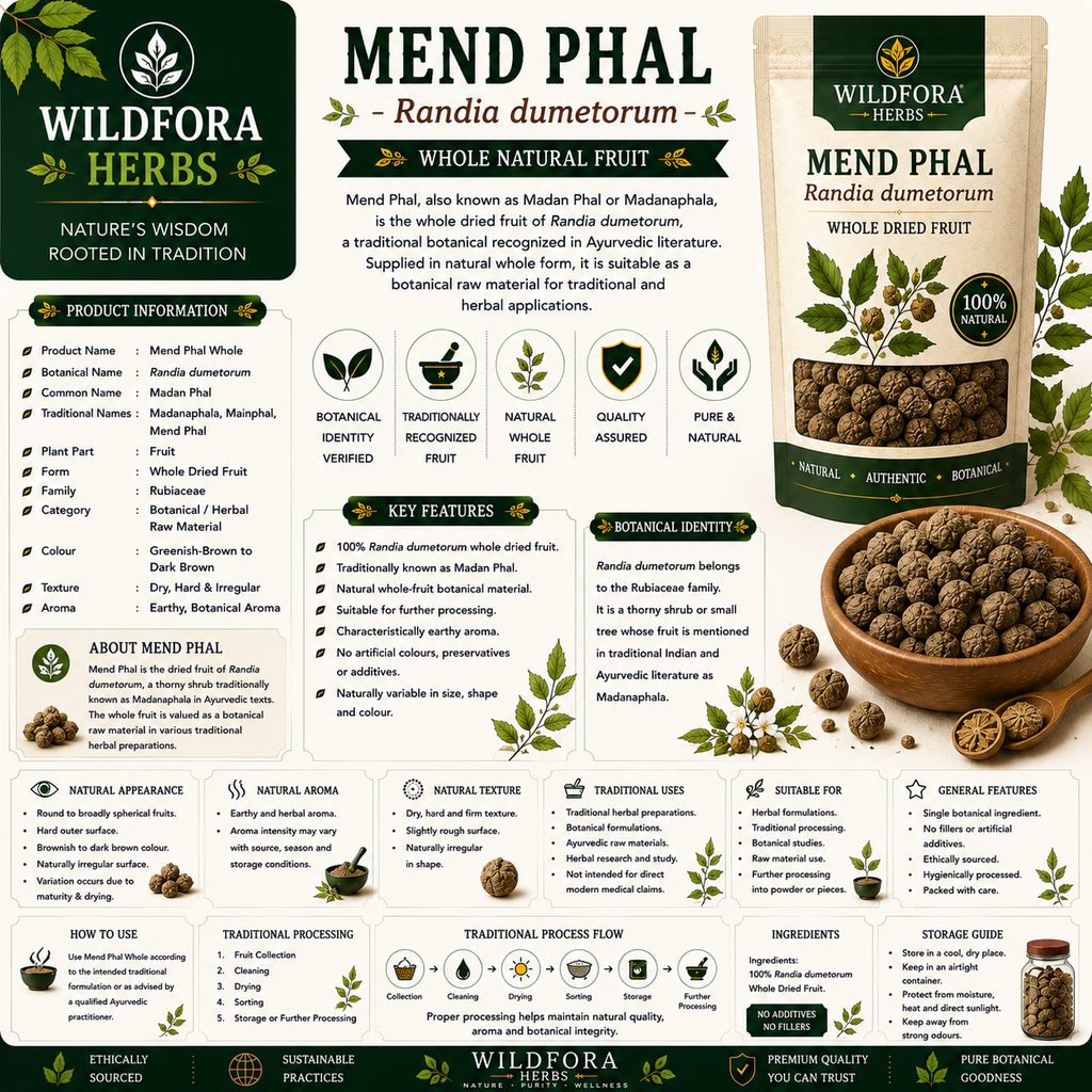 Mend Phal Randia Dumetorum Whole Natural | Madan Phal